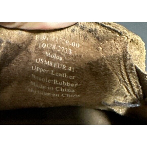 OluKai Moloa Mens 8 Shoes Brown Leather Slip On Casual Slipper Convert loafers - Picture 11 of 13